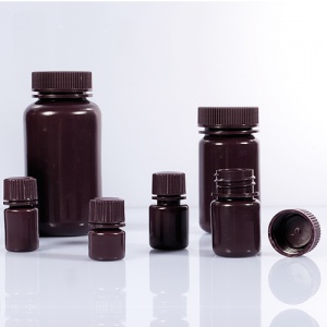 chai nhựa nâu HDPE